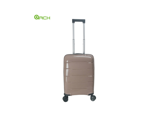 Fournisseur de bagages de voyage à roulettes à roulettes à double filateur en PP à face dure