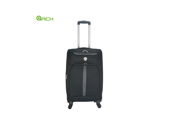 Prix d'usine Spinner roues valise Bagage à face douce avec deux poches avant