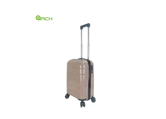 Fournisseur de bagages de voyage à roulettes à roulettes à double filateur en PP à face dure