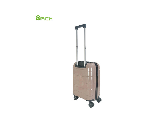 Fournisseur de bagages de voyage à roulettes à roulettes à double filateur en PP à face dure