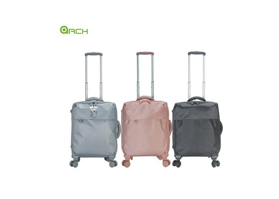 Chariot de cabine en nylon Sac de bagages léger avec une grosse poche avant pour un court trajet