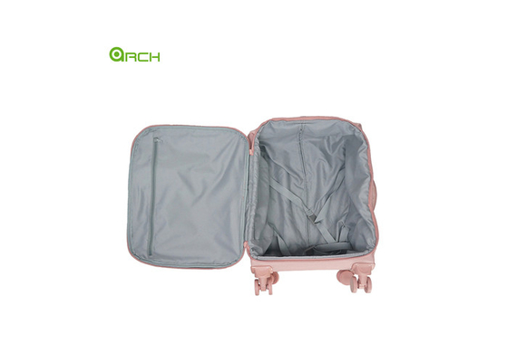 Chariot de cabine en nylon Sac de bagages léger avec une grosse poche avant pour un court trajet