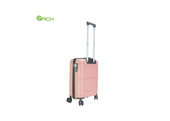 Fournisseur de bagages de voyage à roulettes à roulettes à double filateur en PP à face dure