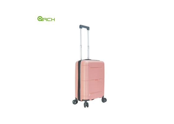 Fournisseur de bagages de voyage à roulettes à roulettes à double filateur en PP à face dure