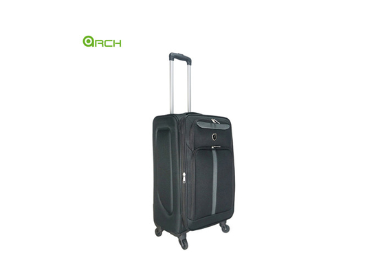 Prix d'usine Spinner roues valise Bagage à face douce avec deux poches avant