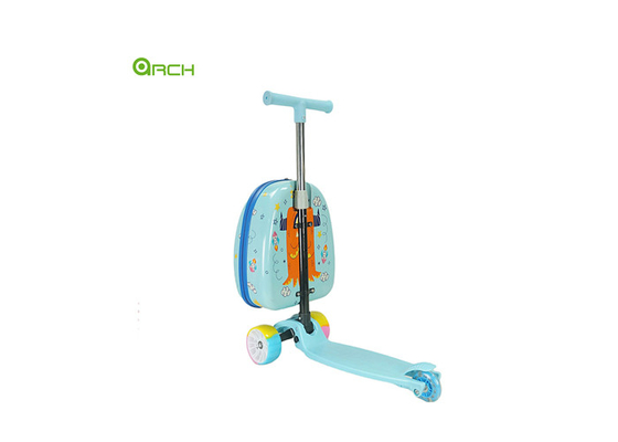 Prix d'usine Les enfants Trolley Bagage à roues rigides avec scooter