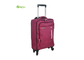 Polyester Carry On Spinner Luggage de deux Front Pockets Snowflake