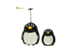 Les enfants de PC d'ABS de 17 pouces d'OEM voyagent sac de bagage avec le style de pingouin